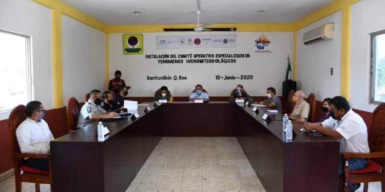 INSTALA PROTECCIÓN CIVIL EL COMITÉ OPERATIVO ESPECIALIZADO EN FENÓMENOS HIDROMETEOROLÓGICOS.