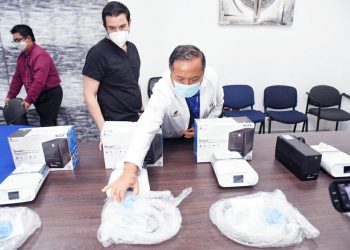 LA SESA RECIBE DONATIVO DE 40 VENTILADORES NO INVASIVOS POR PARTE DEL CONSEJO MEXICANO DE NEGOCIOS