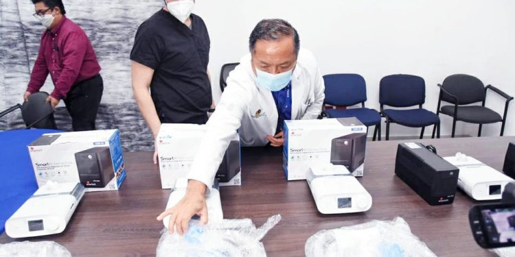 LA SESA RECIBE DONATIVO DE 40 VENTILADORES NO INVASIVOS POR PARTE DEL CONSEJO MEXICANO DE NEGOCIOS