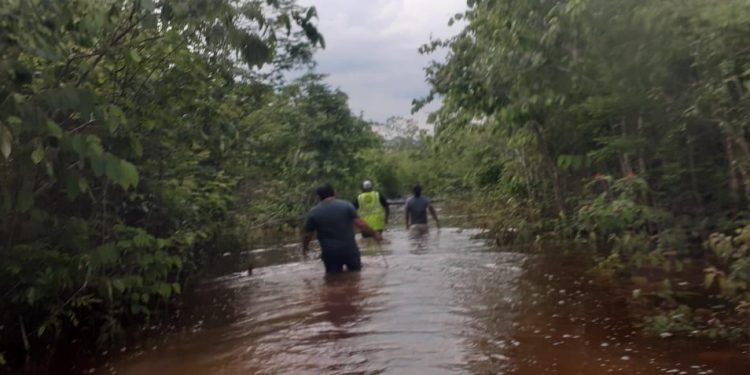 ADMINISTRACIÓN DE SOFÍA ALCOCER RESCATA FAMILIAS DE LAGARTOS QUE QUEDARON INCOMUNICADOS POR INUNDACIONES