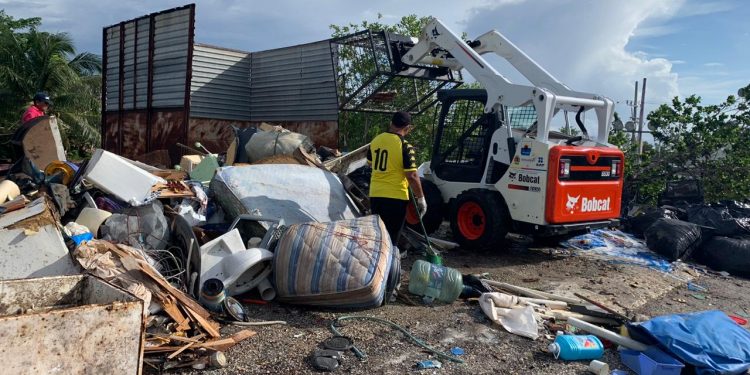 LIMPIAN ÁREAS SUSCEPTIBLES A SER CRIADERO DE MOSQUITOS