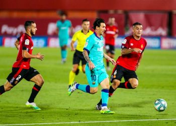 VUELVE EL BUEN FUTBOL DE BARCELONA Y MESSI ANOTA EN GOLEADA AL MALLORCA