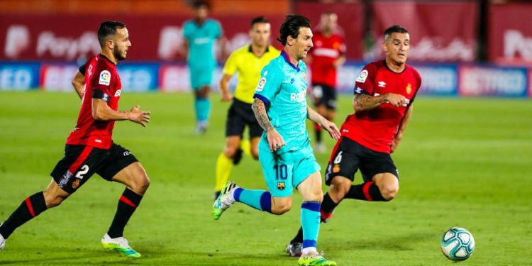VUELVE EL BUEN FUTBOL DE BARCELONA Y MESSI ANOTA EN GOLEADA AL MALLORCA