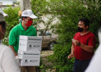 LLEGAN DESPENSAS A HOGARES DE COZUMEL