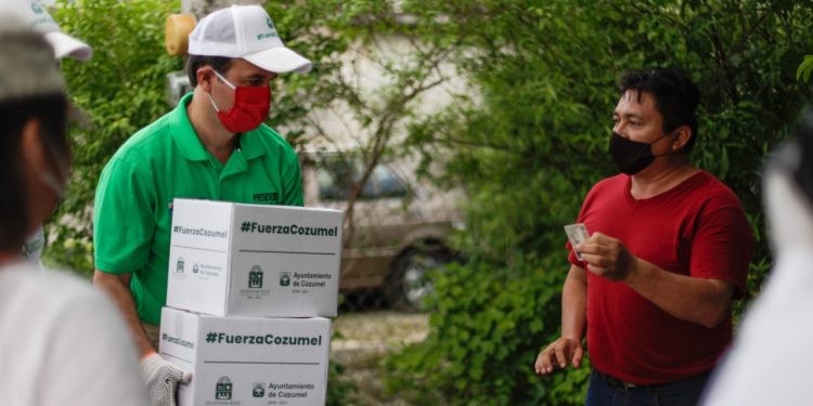 LLEGAN DESPENSAS A HOGARES DE COZUMEL