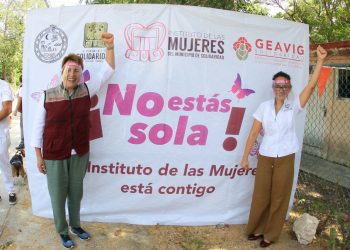 GOBIERNO DE LAURA BERISTAIN REFUERZA ATENCIÓN A LA MUJER EN PUERTO AVENTURAS