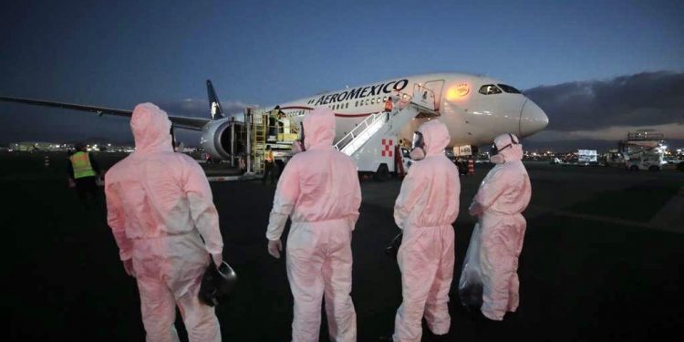 MÁS DE DOS MILLONES DE CUBREBOCAS LLEGARON AL AICM COMO PARTE DEL PUENTE AÉREO MÉXICO-CHINA