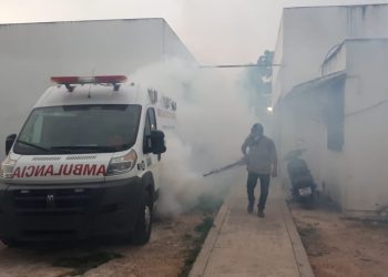 CONCLUYE PRIMERA FUMIGACIÓN CONTRA MOSQUITOS EN LA ZONA NORTE.