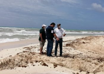 PLAYAS LIMPIAS DE SARGAZO SON PRIORIDAD: LAURA BERISTAIN