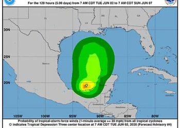 SE FORMA LA TORMENTA TROPICAL CRISTÓBAL