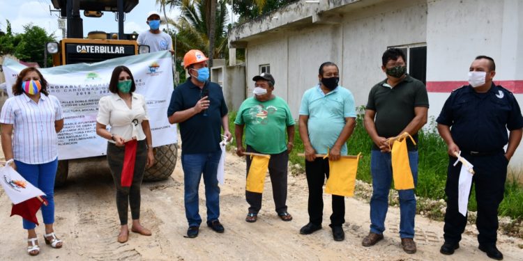 CONTINÚA EL ARRANQUE DE OBRA PÚBLICA EN EL MUNICIPIO.