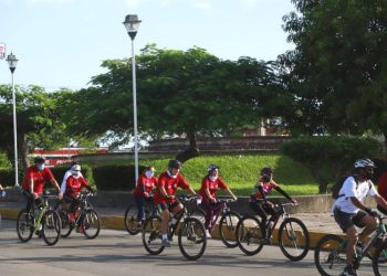 CLAUSURAN FESTEJOS POR EL 456 ANIVERSARIO DE VILLAHERMOSA, CON UN «BICITOUR»