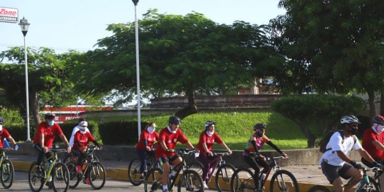 CLAUSURAN FESTEJOS POR EL 456 ANIVERSARIO DE VILLAHERMOSA, CON UN «BICITOUR»