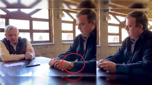 CRITICAN A EBRARD POR USAR ROLEX DE MÁS DE 14 MIL DÓLARES