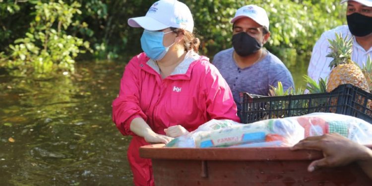 DEPENDENCIAS DEL GOBIERNO DEL ESTADO ACTÚAN ANTE AFECTACIONES POR TORMENTA TROPICAL