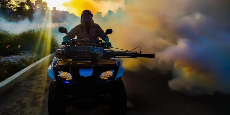 REFUERZAN FUMIGACIÓN EN COZUMEL