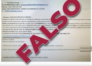 ARRECIAN INTENTOS DE EXTORSIÓN A BENEFICIARIOS DE LAS BECAS BENITO JUÁREZ