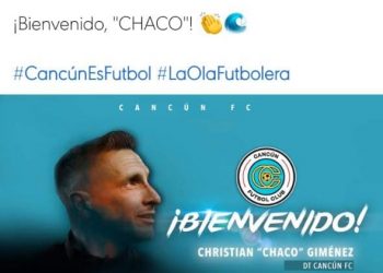 CANCÚN FC ANUNCIA AL «CHACO» GIMÉNEZ COMO SU ENTRENADOR