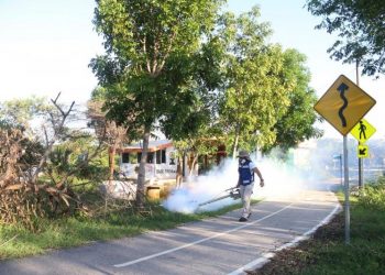 INICIAN LABORES DE FUMIGACIÓN  COMO PARTE DEL PLAN EMERGENTE DE FUMIGACIÓN POR LA TORMENTA CRISTÓBAL