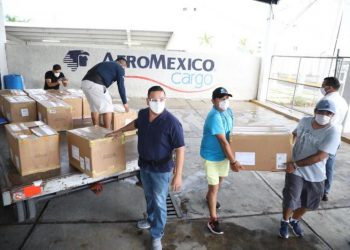 LLEGA A YUCATÁN MÁS DE UNA TONELADA DE DONATIVOS POR PARTE DE HABITANTES DE LA CIUDAD DE MÉXICO