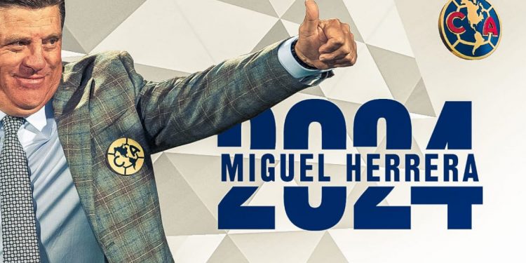 MIGUEL HERRERA RENUEVA CON AMÉRICA HASTA 2024
