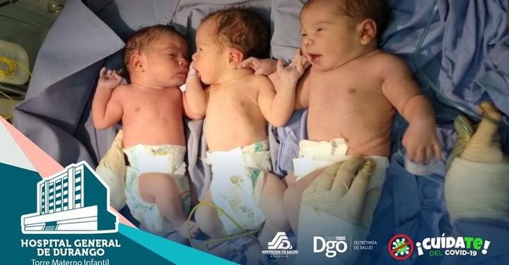 MUJER EN DURANGO DA LUZ A TRILLIZOS; SOLO ESPERABA DOS BEBÉS