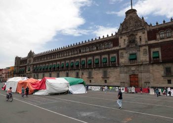 PALACIO NACIONAL, CON FISURAS ESTÉTICAS POR SISMO DE 7.5