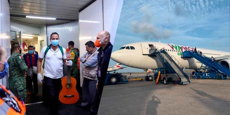 REPATRIAN A 321 MEXICANOS PROVENIENTES DE BARBADOS