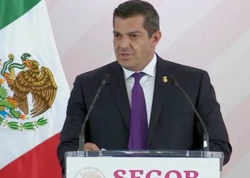 RICARDO PERALTA VUELVE A SEGOB TRAS DAR POSITIVO A COVID-19