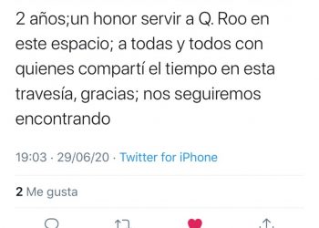 ANUNCIA HAIDÉ SERRANO SU SALIDA DE LA COORDINACIÓN DE COMUNICACIÓN SOCIAL DEL GOBIERNO DEL ESTADO