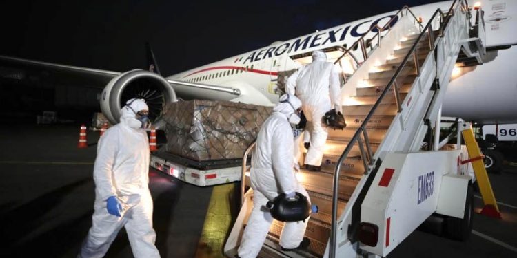 GOBIERNO FEDERAL RECIBE VUELOS 19 Y 20 PROCEDENTES DE CHINA CON 195 VENTILADORES PARA PACIENTES COVID-19