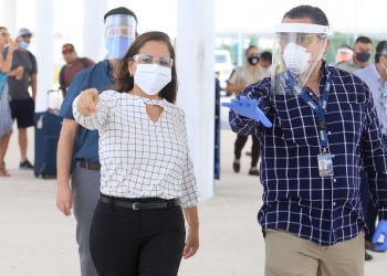 CON FEDERACIÓN Y ESTADO,  MANTIENE BJ VIGILANCIA SANITARIA EN TRANSPORTE DE PASAJEROS EN EL AIC