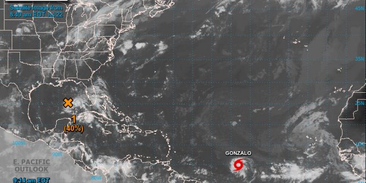 SURGE LA TORMENTA TROPICAL «GONZALO»