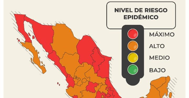 ASÍ ESTARÁ EL SEMÁFORO EPIDEMIOLÓGICO ESTA SEMANA EN EL PAÍS