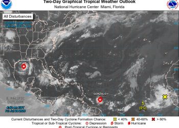 LA DEPRESIÓN TROPICAL “OCHO” EVOLUCIONÓ A LA TORMENTA TROPICAL “HANNA“