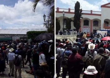 1,500 MARCHAN EN CHIAPAS, CREEN QUE EL COVID-19 FUE INVENTADO POR BILL GATES