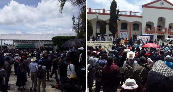 1,500 MARCHAN EN CHIAPAS, CREEN QUE EL COVID-19 FUE INVENTADO POR BILL GATES