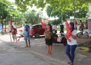 PROTESTAN ANTORCHISTAS DE BACALAR