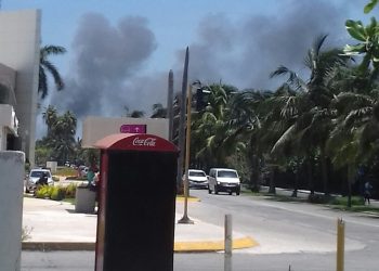 INCIDENTE EN ZONA HOTELERA FUE EN UNA INSTALACIÓN DE CFE