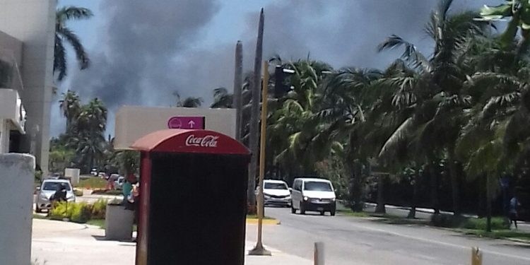 INCIDENTE EN ZONA HOTELERA FUE EN UNA INSTALACIÓN DE CFE