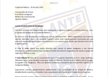 ATLANTE YA TIENE CASA, JUGARÁ EN EL ESTADIO DE LA CIUDAD DE LOS DEPORTES