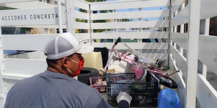 RECOLECTAN SEIS TONELADAS DE DESECHOS EN COZUMEL
