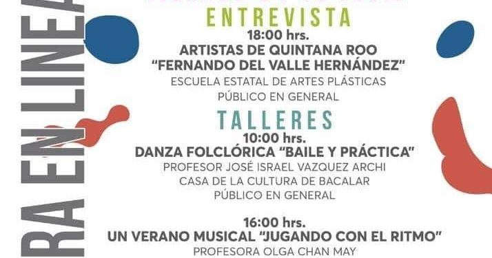INVITA GOBIERNO MUNICIPAL A CONECTARSE A “CULTURA ISLA MUJERES”