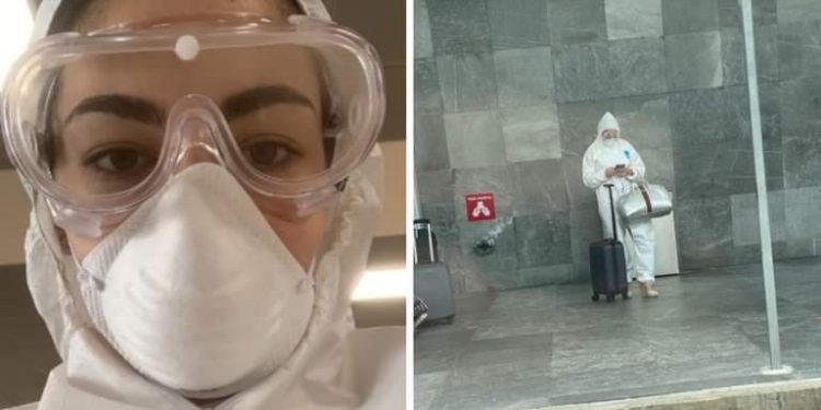 CHICA DE GUADALAJARA VIAJA A CANCÚN CON UN TRAJE ESPECIAL Y TACONES