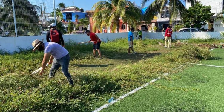 MANTENDRÁ AYUNTAMIENTO ESPACIOS DEPORTIVOS EN ÓPTIMAS CONDICIONES