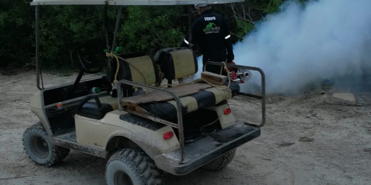 COMIENZA LA FUMIGACIÓN DE LA ISLA PARA PREVENIR ENFERMEDADES POR MOSQUITOS.
