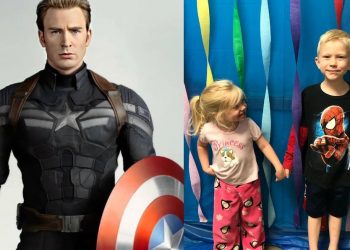CHRIS EVANS LE REGALA UN ESCUDO DEL CAPITÁN AMÉRICA A UN NIÑO QUE SALVÓ A SU HERMANITA DEL ATAQUE DE UN FEROZ PERRO