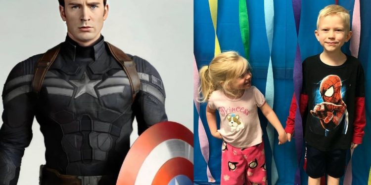 CHRIS EVANS LE REGALA UN ESCUDO DEL CAPITÁN AMÉRICA A UN NIÑO QUE SALVÓ A SU HERMANITA DEL ATAQUE DE UN FEROZ PERRO