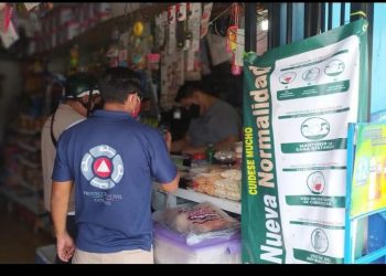 VIGILA PROTECCIÓN CIVIL QUE COMERCIANTES CUMPLAN CON LOS PROTOCOLOS SANITARIOS