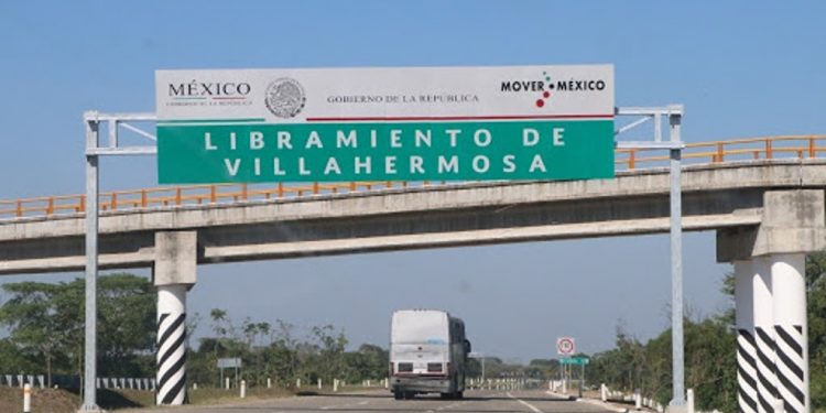 ANUNCIA SCT CIERRE PARCIAL DEL LIBRAMIENTO DE VILLAHERMOSA DURANTE 5 MESES POR OBRAS COMPLEMENTARIAS